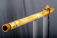 Yellow Cedar Burl Native American Flute, Minor, Bass A-3, #O11B (5)